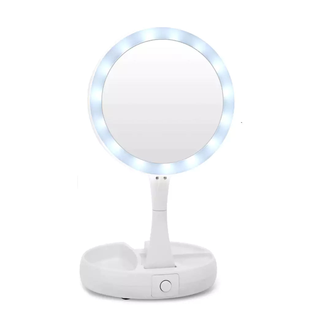 Espejo de maquillaje LED