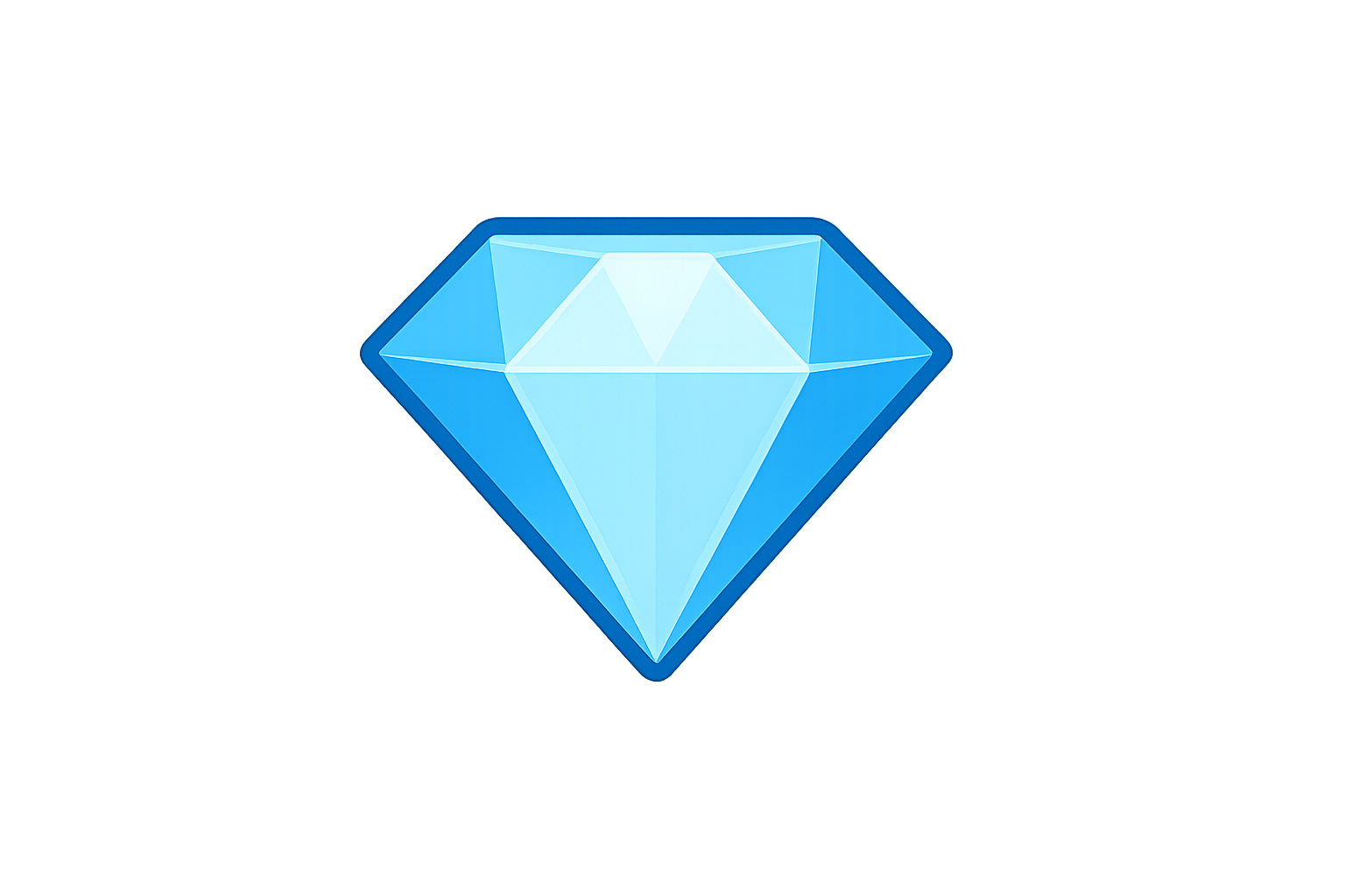 Emoji de diamante sin fondo